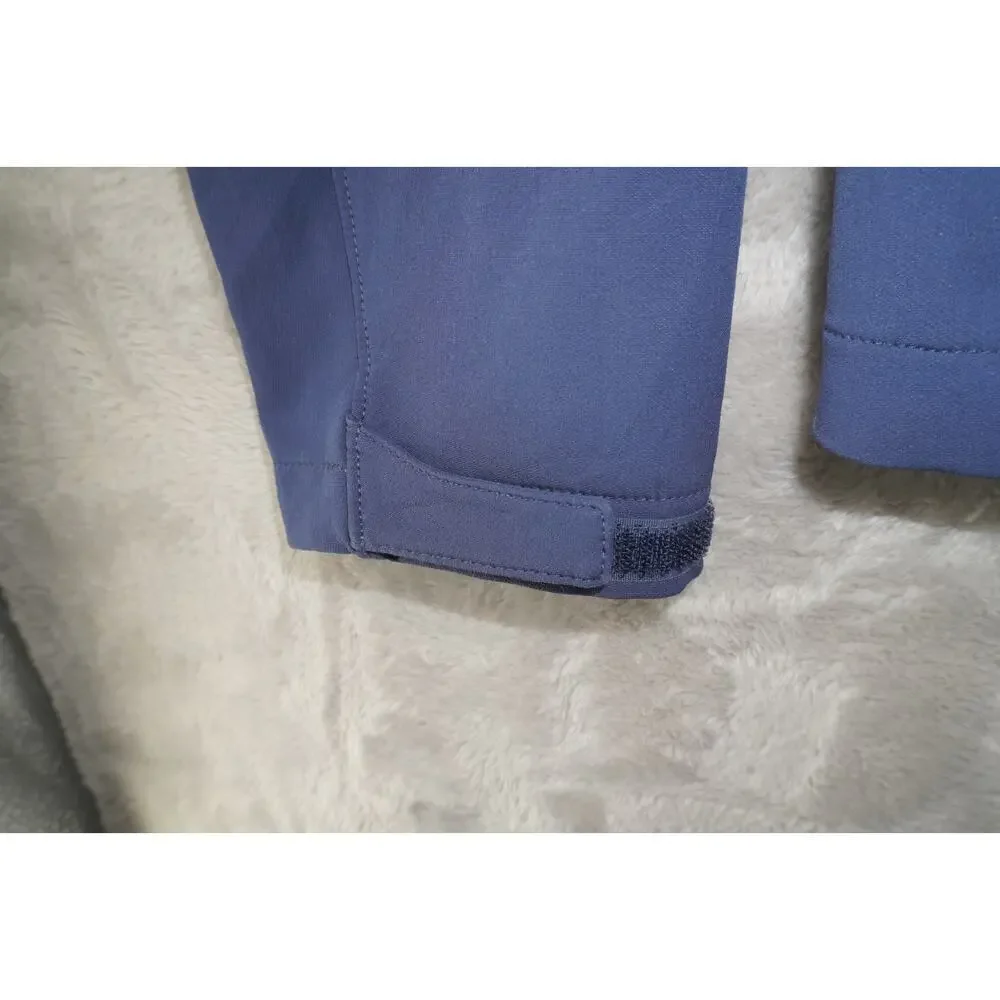 The North Face Apex Softshell Jacket Blue Green Trim Windproof Men’s Large